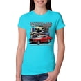 thumbnail image 1 of Wild Bobby Ford Mustang Untamed Spirit Mens Cars and Trucks Women Slim Fit Junior Tee, 1 of 6