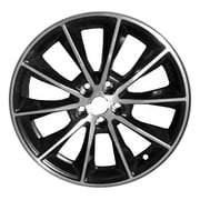 2015-2017 Ford Mustang GT 19" Machined Black OEM Factory Wheel Rim FR3J1007AA