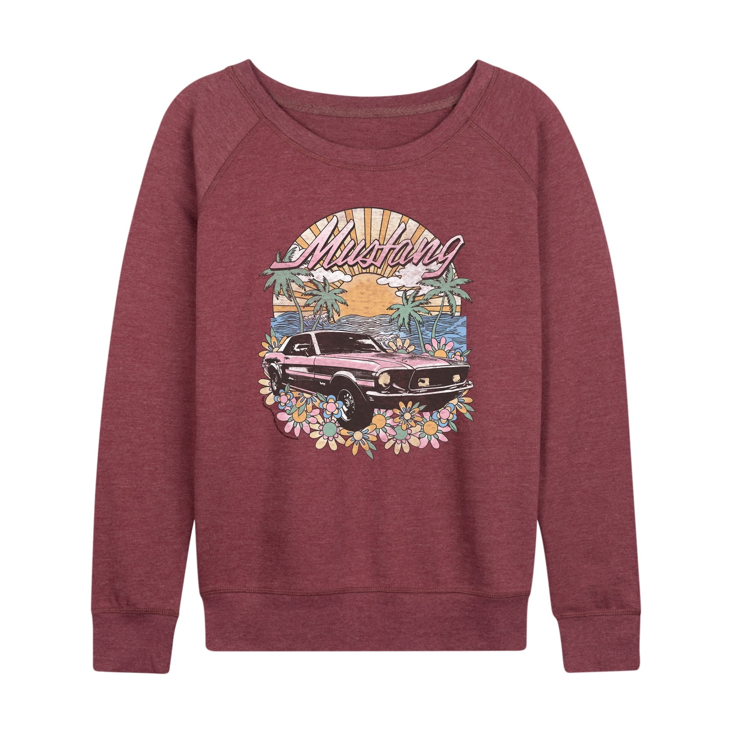 Ford - Mustang - Women's French Terry Long Sleeve Pullover