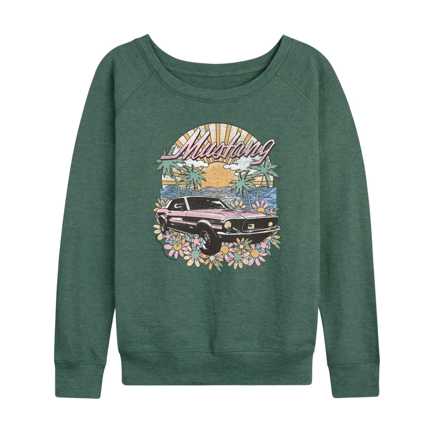 Ford - Mustang - Women's French Terry Long Sleeve Pullover