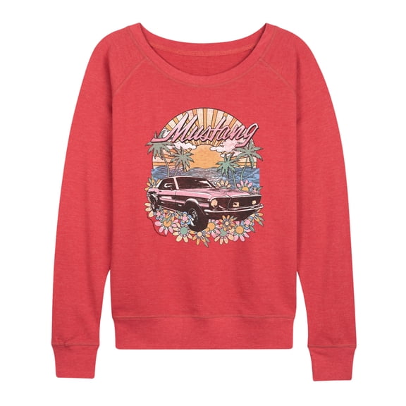 Ford - Mustang - Women's French Terry Long Sleeve Pullover