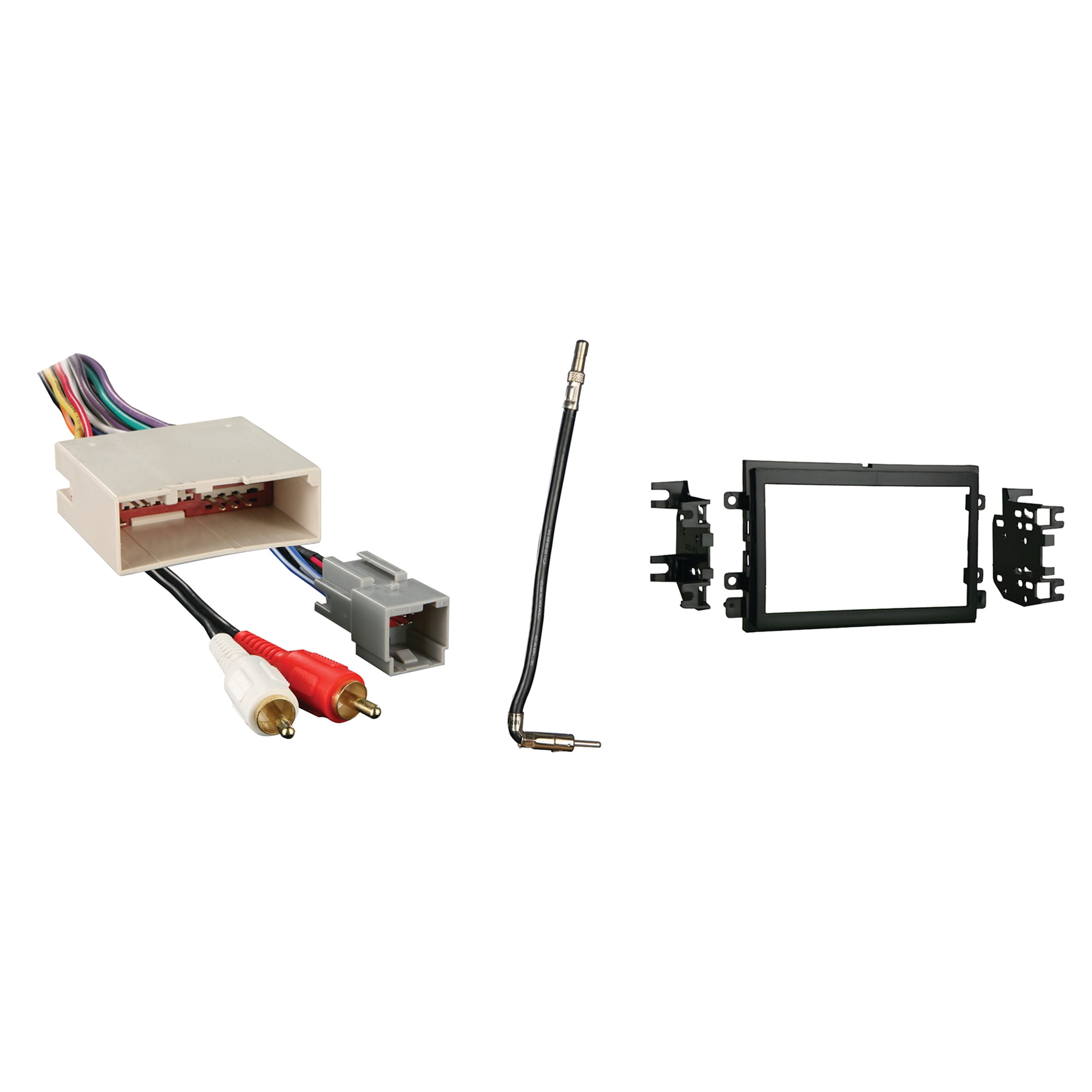 Ford Mustang (early 2008 build date) For 2008-2008 Double DIN Metra Car Stereo Installation Package