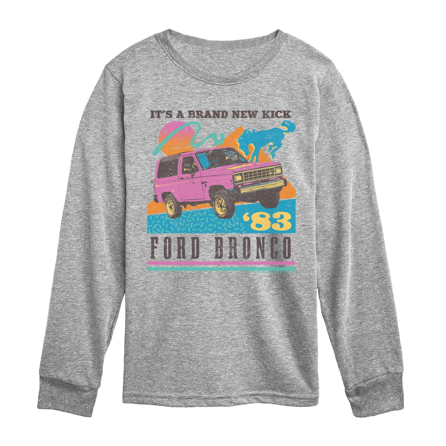 Ford - New Trick - Youth Boys Long Sleeve Graphic T-Shirt