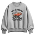 thumbnail image 1 of Ford - Not My First Rodeo 1983 Bronco - Ladies Oversized Fleece Crew Sweatshirt, 1 of 3