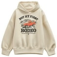 thumbnail image 1 of Ford - Not My First Rodeo 1983 Bronco - Ladies Oversized Fleece Hoodie Sweatshirt, 1 of 3