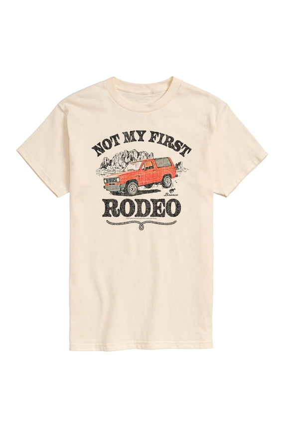 - Not My First Rodeo 1983 Bronco - Men's Short Sleeve Graphic T-Shirt