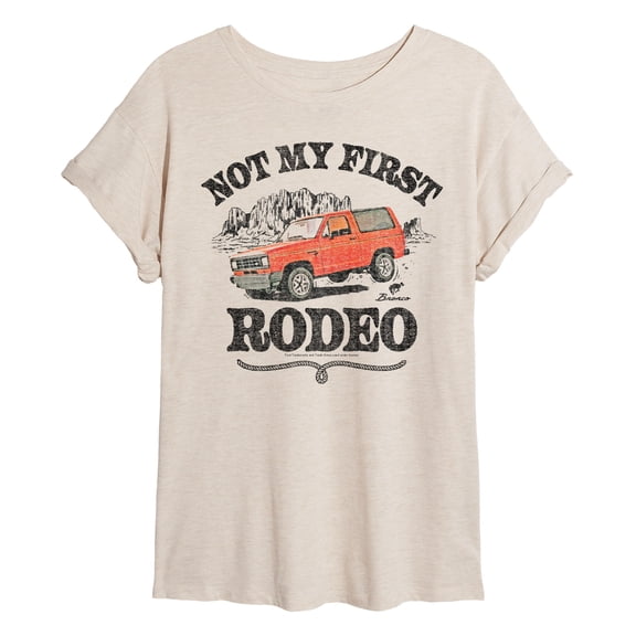Ford - Not My First Rodeo 1983 Bronco - Women's Oversized Graphic T-Shirt