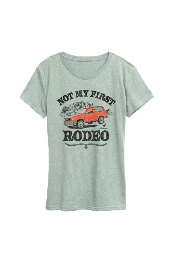 - Not My First Rodeo 1983 Bronco - Women's Short Sleeve Graphic T-Shirt
