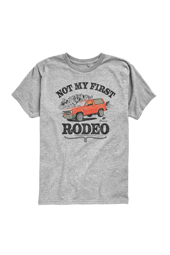 - Not My First Rodeo 1983 Bronco - Youth Boys Short Sleeve Graphic T-Shirt