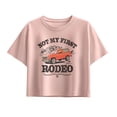 thumbnail image 1 of Ford - Not My First Rodeo 1983 Bronco - Youth Girls Boxy T-Shirt, 1 of 4