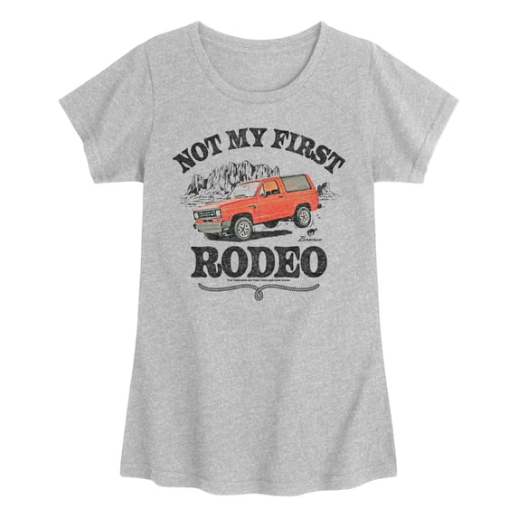 Ford - Not My First Rodeo 1983 Bronco - Youth Girls Fitted Short Sleeve T-Shirt