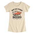 thumbnail image 1 of Ford - Not My First Rodeo 1983 Bronco - Youth Girls Fitted Short Sleeve T-Shirt, 1 of 4