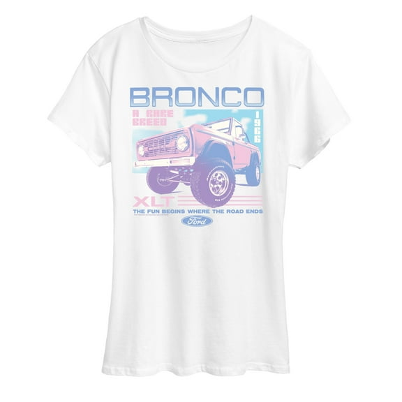 Ford - Pastel Bronco - Women's Short Sleeve Graphic Tee