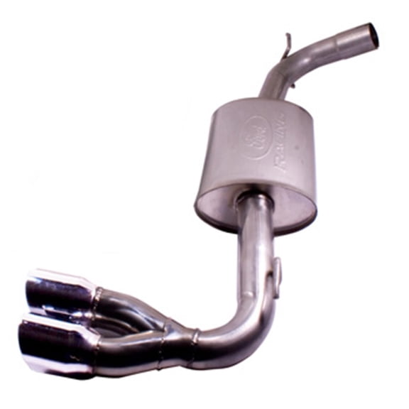 Ford Performance Axle Back Exhaust Automotive Specialty Part, Stainless Steel Chrome, 22.3 lbs
