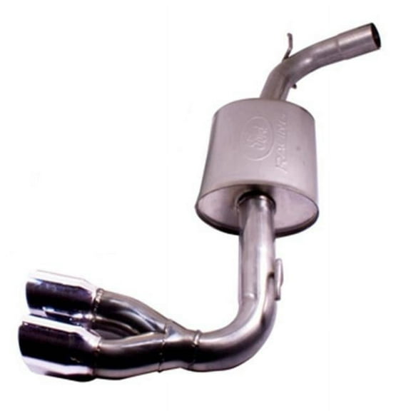 Ford Performance Axle Back Exhaust Automotive Specialty Part, Stainless Steel Chrome, 22.3 lbs