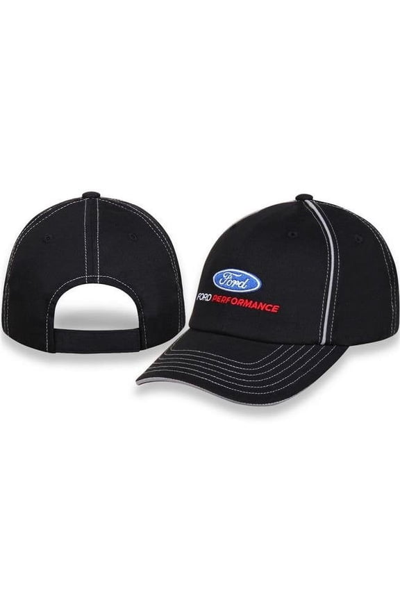 Ford Performance Black Cotton Unstructured Hat - Adult Size