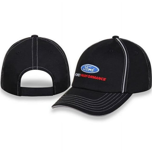 Ford Performance Black Cotton Unstructured Hat - Adult Size