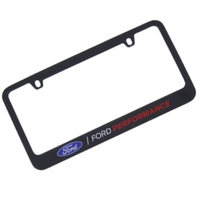 Ford Performance Dual Logo License Plate Frame (Black)