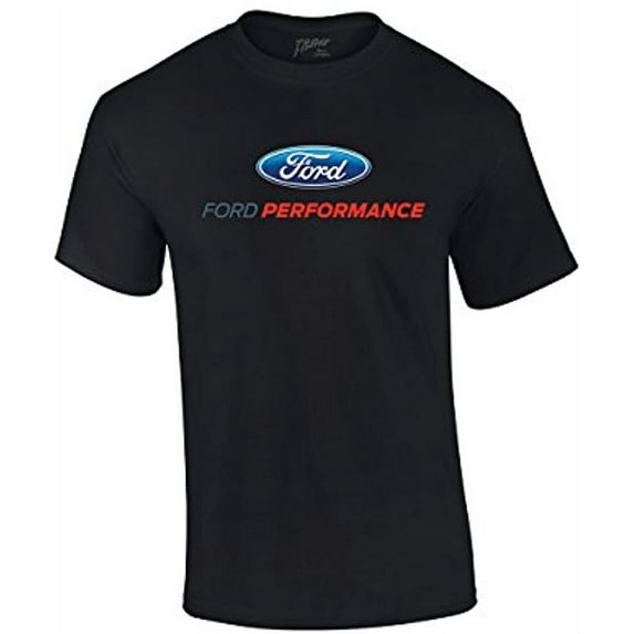 Ford Performance Logo Adult Short Sleeve T-shirt-Lightpink-XXXL