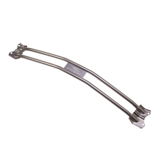 Ford Performance Parts M-20201-F Strut Tower Brace; Etched Ford Racing Logo; Silver Powdercoated;