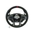 thumbnail image 1 of Ford Performance Parts M-3600-F15RRD Steering Wheel Kit; Raptor Style; Black Leather w/Grey Stitching/Red Sightline; Incl. Wire Harness/Trim Bezel/Steering Wheel Controls/Installation Hardware;, 1 of 8