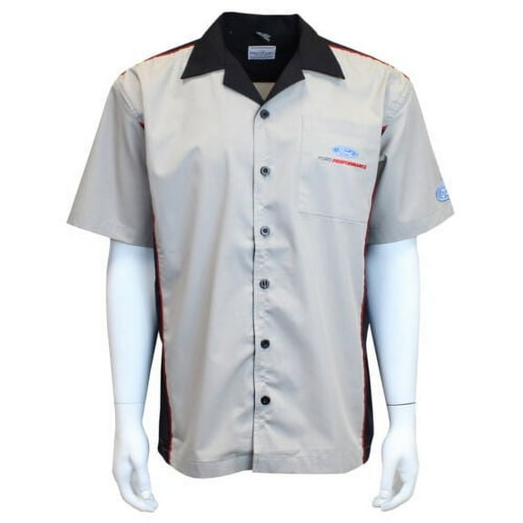 Ford Performance Pit Mechanic Button Down Work Crew Shirt Official Licensed (L)