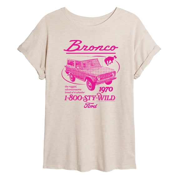 Ford - Pink 1970 Bronco Relaxed Fit T-Shirt