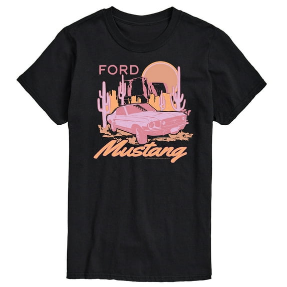 Ford - Pink Ford Mustang - Men's Short Sleeve T-Shirt