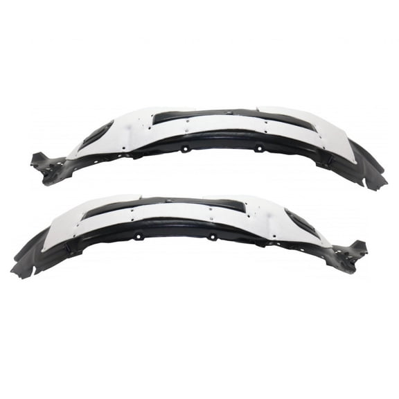 For Ford Police Interceptor Utility 2016-2019 Fender Liner Driver and Passenger Side | Pair | Front | w/Insulation Foam | PP Plastic | FO1248178, FO1249178 | FB5Z16103E, FB5Z16103B