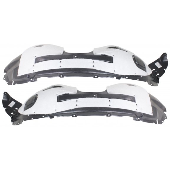 For Ford Police Interceptor Utility Splash Guard / Fender Liner 2016 2017 2018 Driver and Passenger Side Pair / Set | Front | Base | FO1248178 + FO1249178 | FB5Z16103E + FB5Z16102E