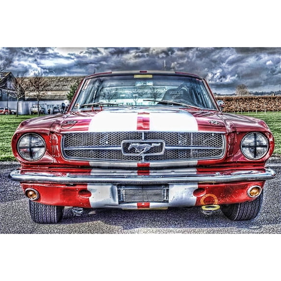 Ford Pony - CANVAS OR PRINT WALL ART