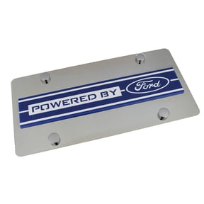 Ford Powered By Ford License Plate (Chrome)