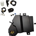 thumbnail image 1 of Ford Powerstroke 6.0L Aluminum Coolant Degas Bottle Black and Cap with Filtration Kit (Black), 1 of 1