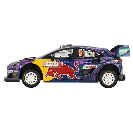 Ford Puma Rally1 #42 Craig Breen - Paul Nagle "M-Sport Ford " 2nd Place "Rally Italia Sardegna" (2022) 1/18 Model Car by Top Speed