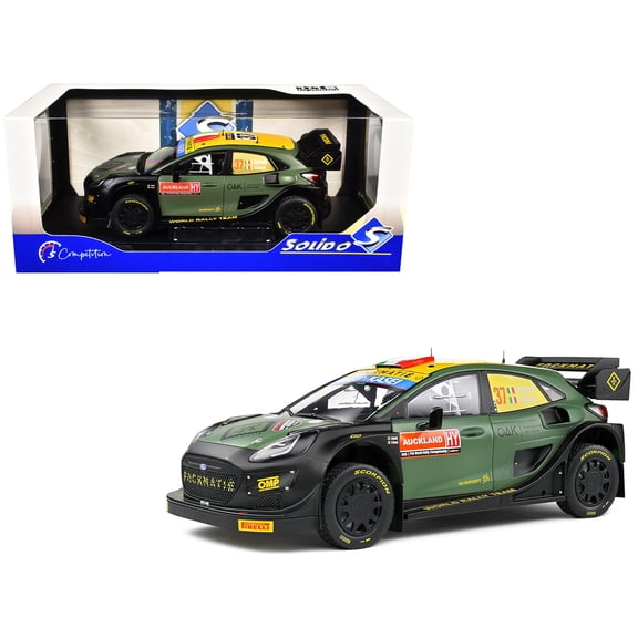 Ford Puma Rally1 Hybrid #37 Lorenzo Bertelli - Lorenzo Granai "Rally New Zealand" (2022) "Competition" Series 1/18 Diecast Model Car by Solido