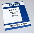 thumbnail image 1 of Ford R8 R11 Rear Engine Riders Service Repair Manual Model 09Gn-2051/2052/2053, 1 of 3