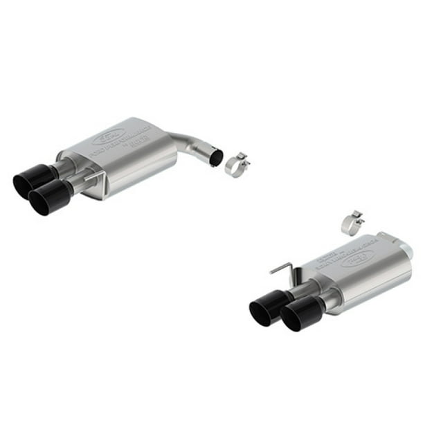 Ford Racing 2024 Mustang 2.3L Extreme NonActive AxleBack w/GT Valance Black Tip