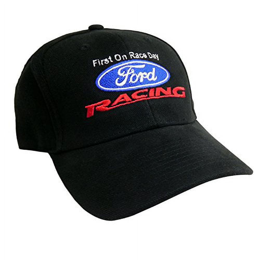 Ford Racing Black Baseball Cap Hat Walmart
