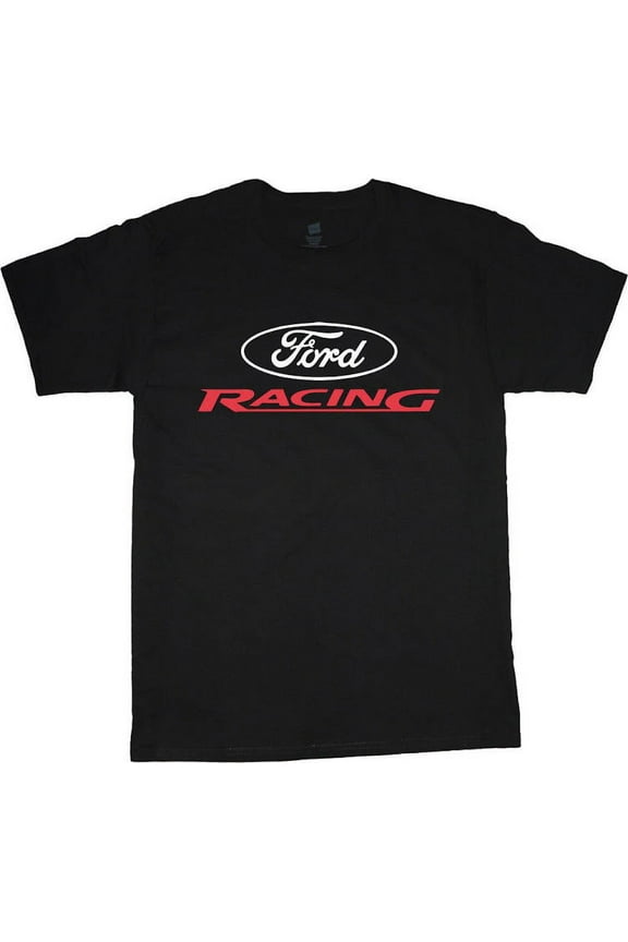 Ford Racing Decal T-shirt Men's Tee Black