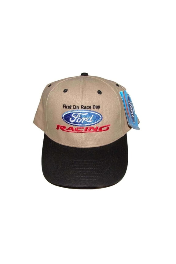 Ford Racing Logo (First On Raceday) Mens Hat Nascar NHRA NMRA