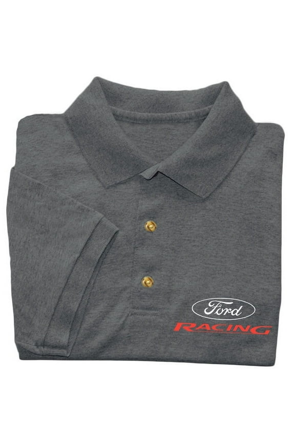 Ford Racing Polo Shirt Mens Collared Tee