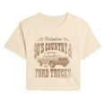 thumbnail image 1 of Ford - Raised on 90's Country & Ford Trucks Cropped Graphic T-Shirt, 1 of 4