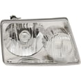 thumbnail image 1 of For Ford Ranger 2001-2011 Headlight Assembly Passenger Side | CAPA Certified | Clear Lens | Composite | Chrome Housing | Replacement For FO2503173, FO2503173C | 114-00649, 6L5Z13008AA, 1 of 7