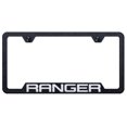 thumbnail image 1 of Ford Ranger Laser Etched Logo Cut-Out License Plate Frame (Rugged Black), 1 of 3
