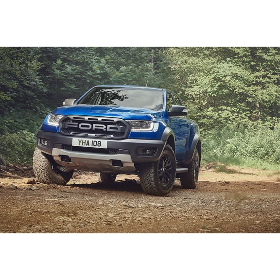 Ford Ranger Raptor SUV Off-Road Luxury Car Wall Art Home Decor - 12x18 Inch Laminated Poster - Stunning Detail and Bold Colors