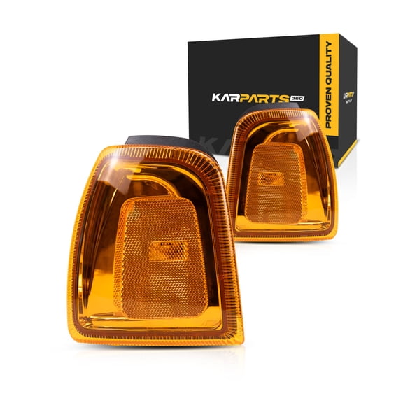 For Ford Ranger Turn Signal/Side Marker Light 2001 02 03 04 2005 Pair Driver and Passenger Side w/ Bulbs FO2520168, FO2521168 | 1L5Z 15A201 BA, 1L5Z 15A201 AA