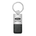 thumbnail image 1 of Ford Raptor Duo Rectangular Leather Key Chain (Black), 1 of 2