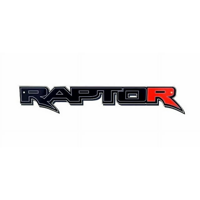 Ford Raptor "R" Emblem Logo – Flat Steel Sign