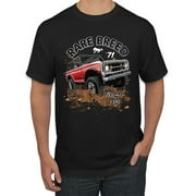 Ford Rare Breed 71 Bronco Truck Classic | Mens Cars and Trucks Graphic T-Shirt, Black, Small
