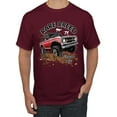 thumbnail image 1 of Ford Rare Breed 71 Bronco Truck Classic | Mens Cars and Trucks Graphic T-Shirt, Maroon, X-Large, 1 of 4